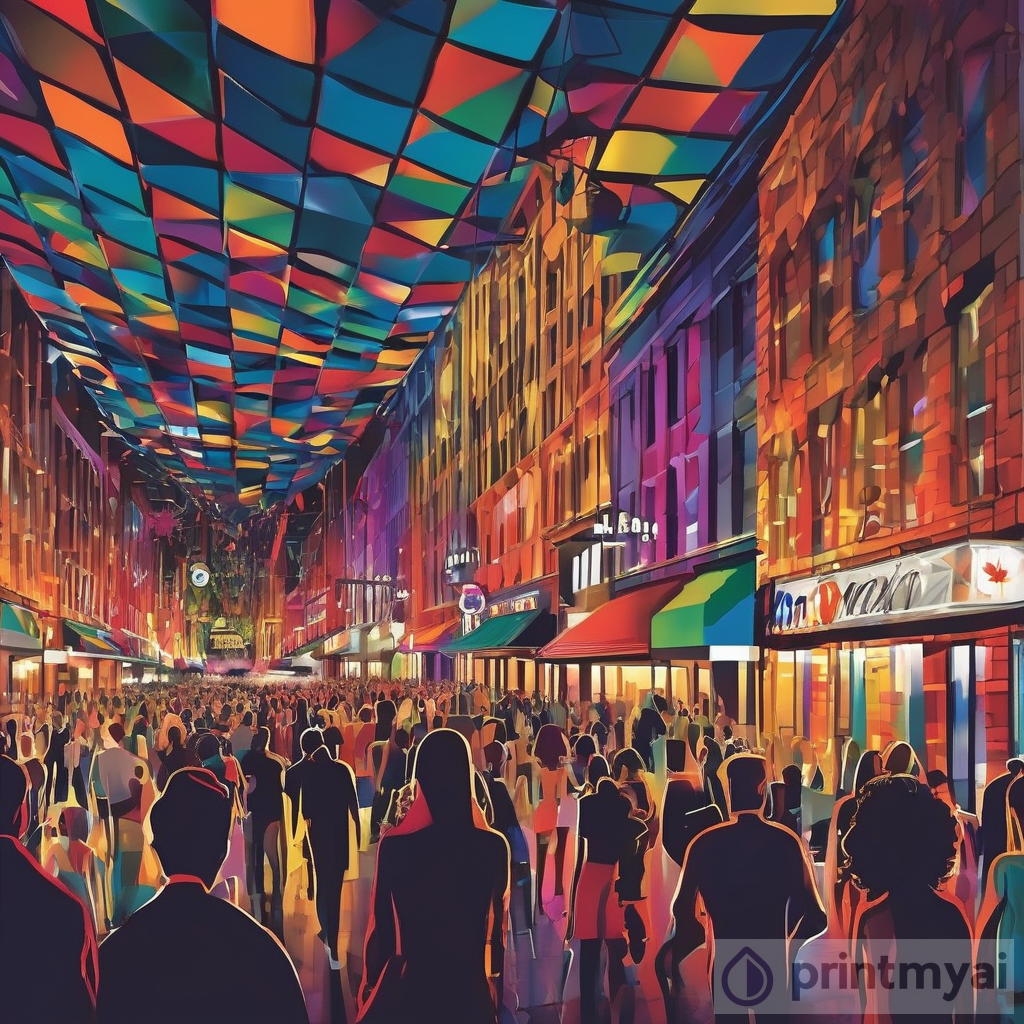 Vibrant Nightlife in Ottawa for Mature Audience | PrintMyAi